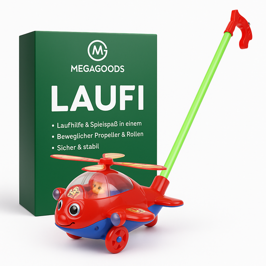 Lauflernwagen Baby Schiebespielzeug Flugzeug Kinder Outdoor Spiel DE.