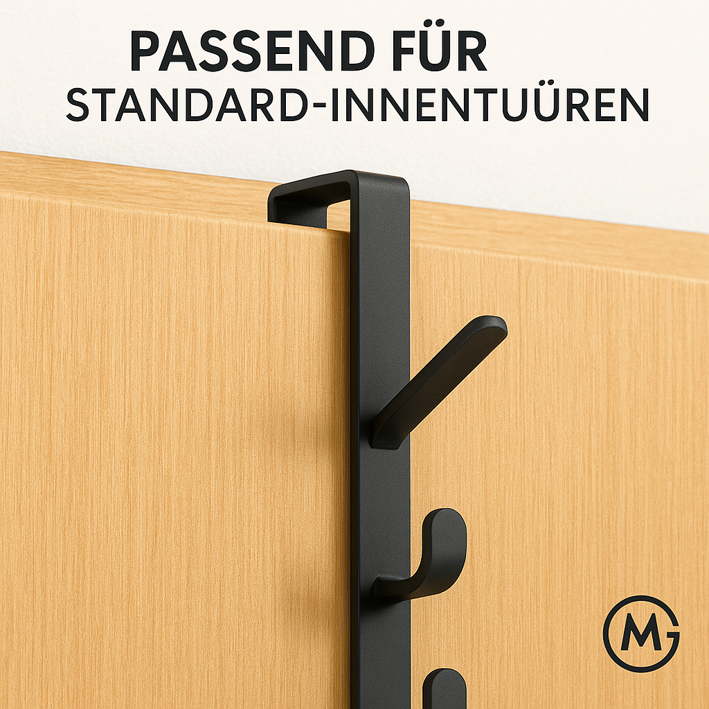 Türhakenleiste Kunststoff 1 Stück Kleiderhaken Tasche Halter DE.
