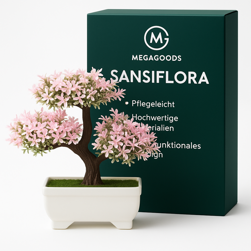 Künstlicher Bonsai Baum mit Topf Deko klein für Tisch Garten Zimmer DE.