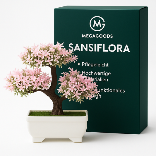 Künstlicher Bonsai Baum mit Topf Deko klein für Tisch Garten Zimmer DE.