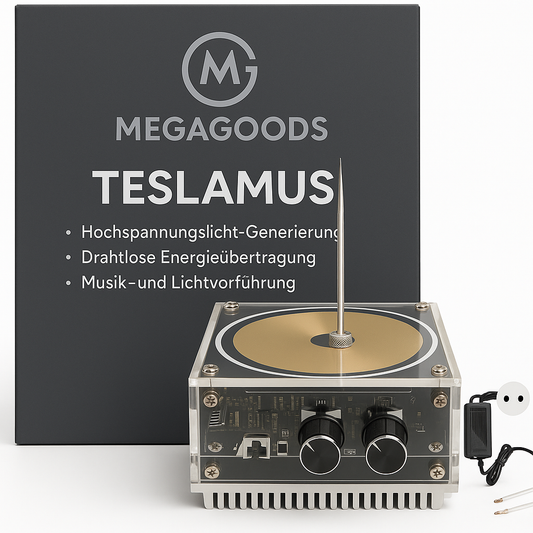 Tesla Spule Bluetooth Musik Plasma Lautsprecher Wireless SSTC SS02 DE.