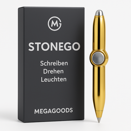 STONEGO Stress-Relief Stift Gyroskop mit Licht Funktion DE.