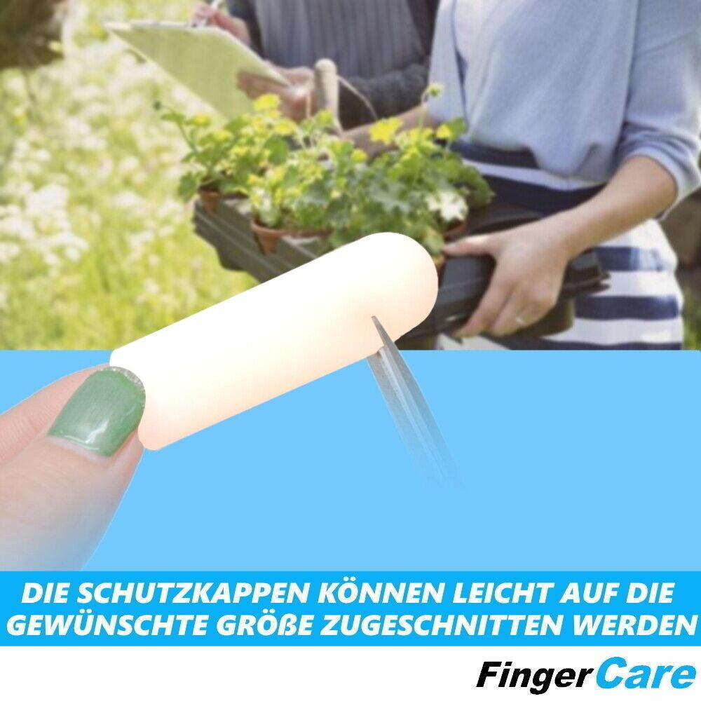 FingerCare Fingerschutz Silikon Fingerlinge Fingerpflaster Fingerkuppenschutz 10