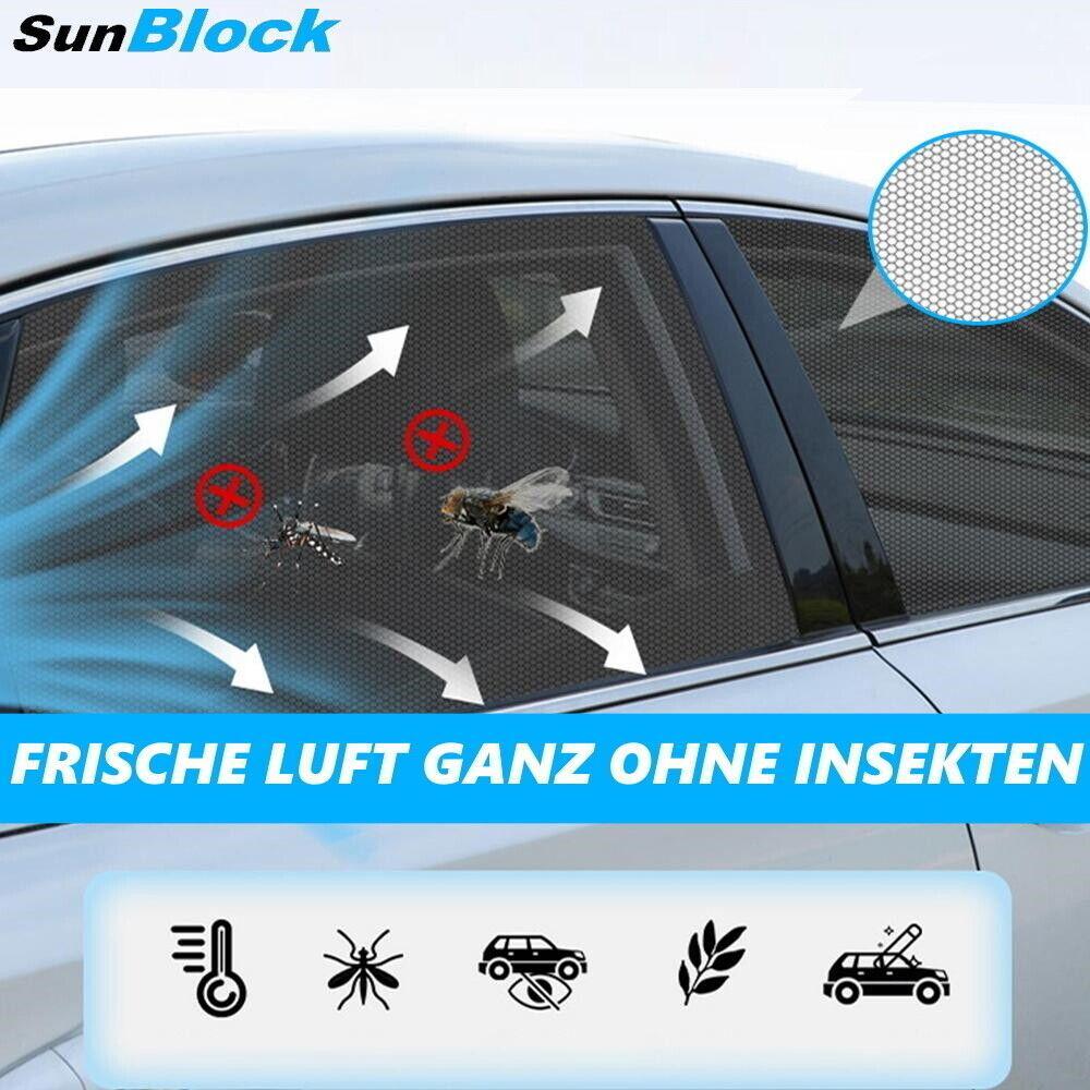 SunBlock Sonnenschutz Auto Sonnenblende Seitenscheiben UV Schutz Universal 2er