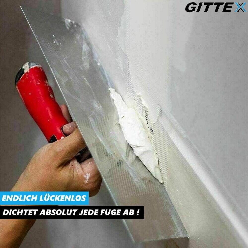 GITTEX 3x Glasfaser Gewebeband Glasfaserband Fugenband Wand Reparatur Band