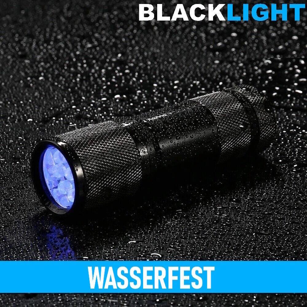 BLACKLIGHT Schwarzlicht Taschenlampe UV Schwarzlichttaschenlampe Ultraviolett