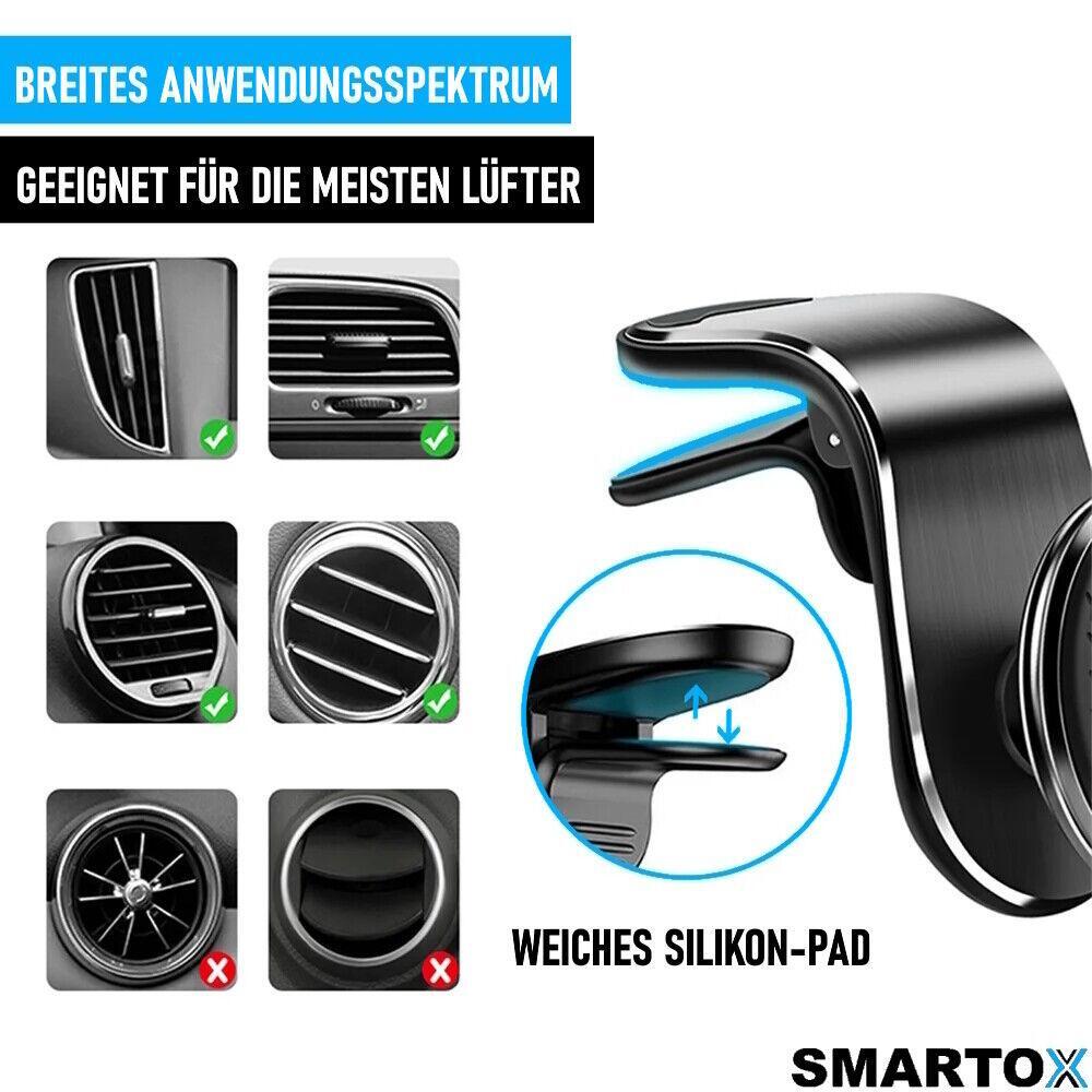 SMARTOX Magnetische KFZ Auto Handyhalterung Smartphonehalterung magnet 360°