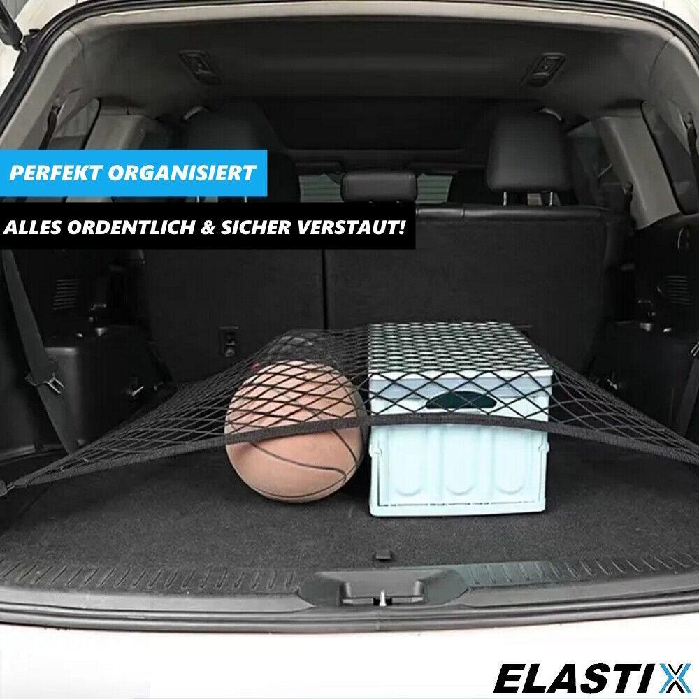ELASTIX Kofferraumnetz Auto Gepäcknetz Trennetz Abdecknetz Transportnetz Ladung
