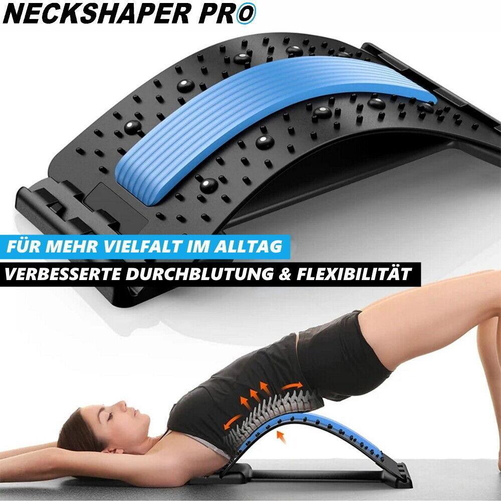 NECKSHAPER PRO Ergonomischer Nackenstrecker Rückenstrecker Nacken Massagegerät