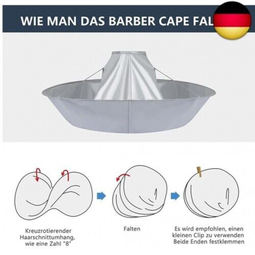 MAVURA Friseurumhang Haarschneideumhang Regenschirm Frisierumhang Barber Cape