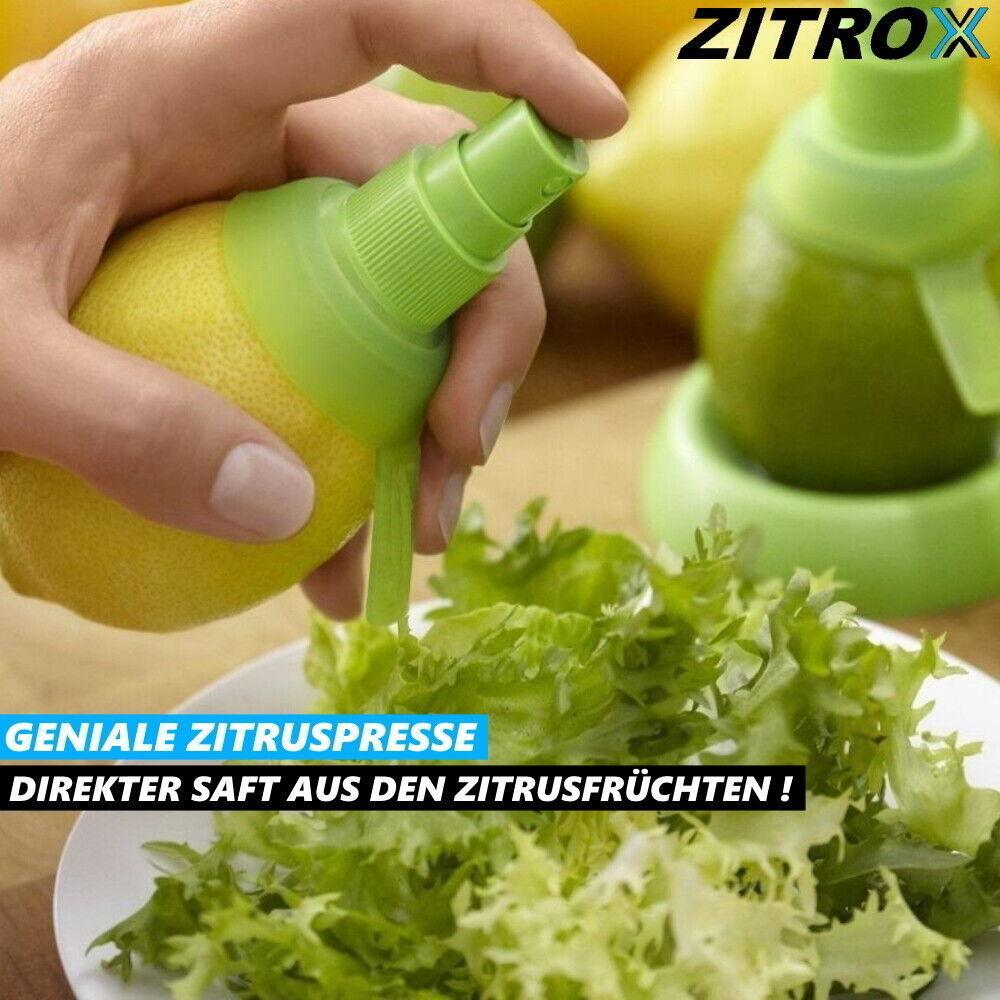 ZITROX Zitronensprüher Entsafter Zitronenpresse Zitruspresse Saft [2Stk]