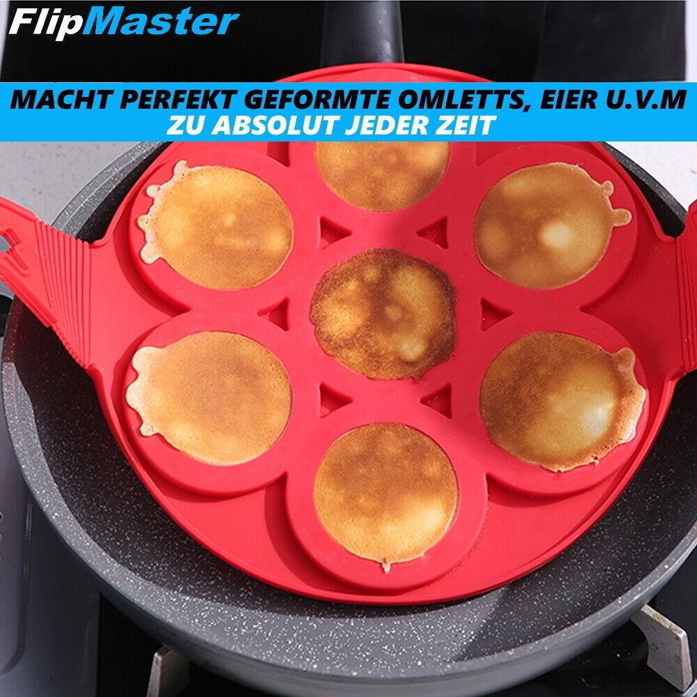 FlipMaster Flipper-Form Pfannenwender Silikon Pfannkuchen Wender Küchenhelfer