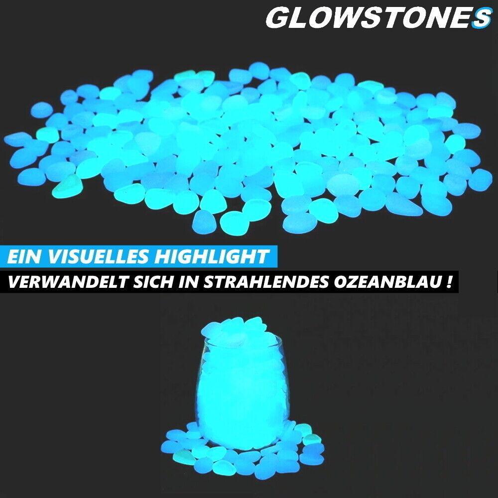 GLOWSTONES Magische Leuchtsteine Leuchtkiesel Fluoreszierende Steine