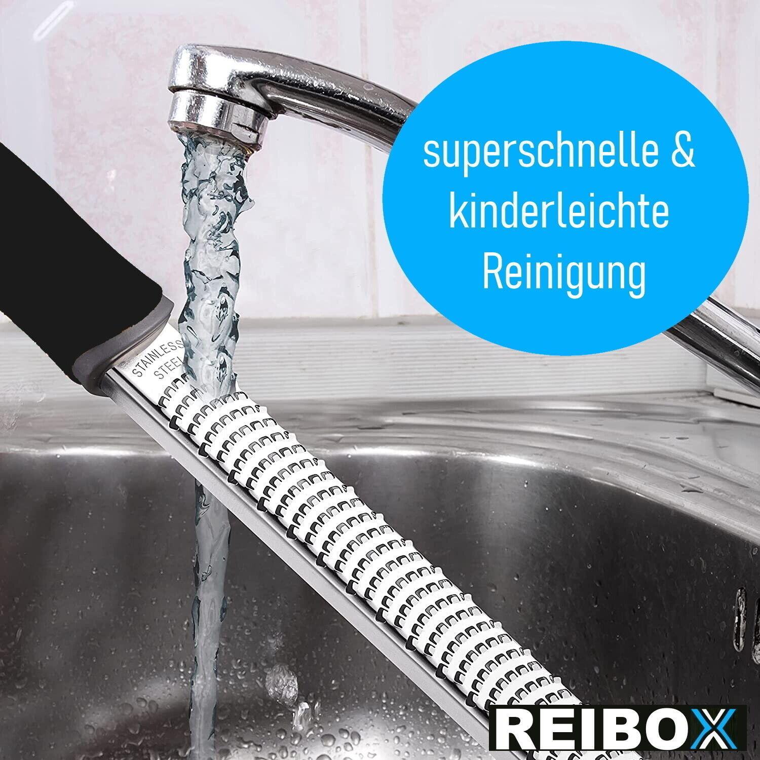 REIBOX Käse Reibe Zester Parmesan Hobel Schokoladen Zitronen Muskatnuss Raspel
