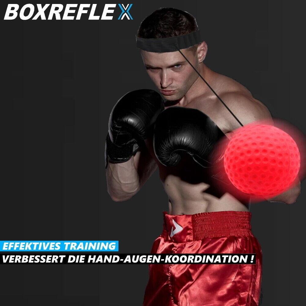 BOXREFLEX Boxen Training Ball Reflex Reaktions Speed Fitness Punch Boxing [3er]