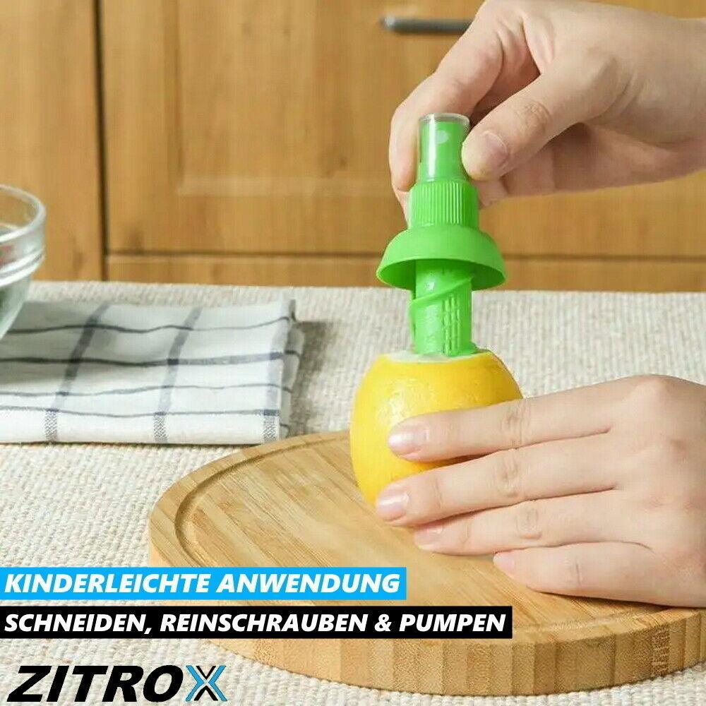 ZITROX Zitronensprüher Entsafter Zitronenpresse Zitruspresse Saft [2Stk]