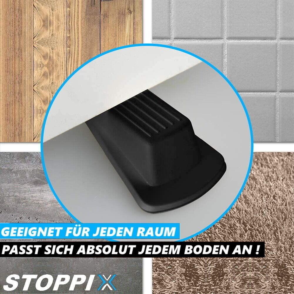 STOPPIX Türstopper Türkeil Gummikeil Fensterstopper Fensterkeil rutschfest [4er]