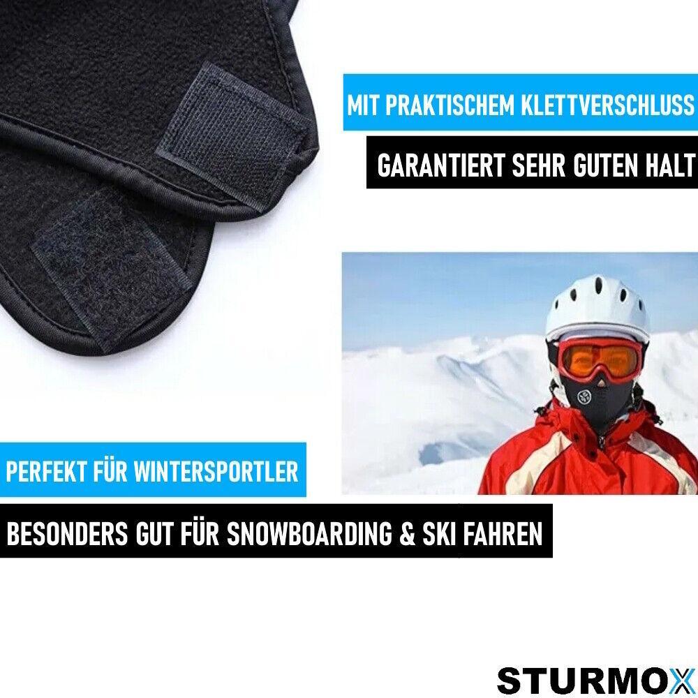 STURMOX Sturmhaube Gesichtshaube Ski Motorrad Fahrrad Airsoft Winter Neopren