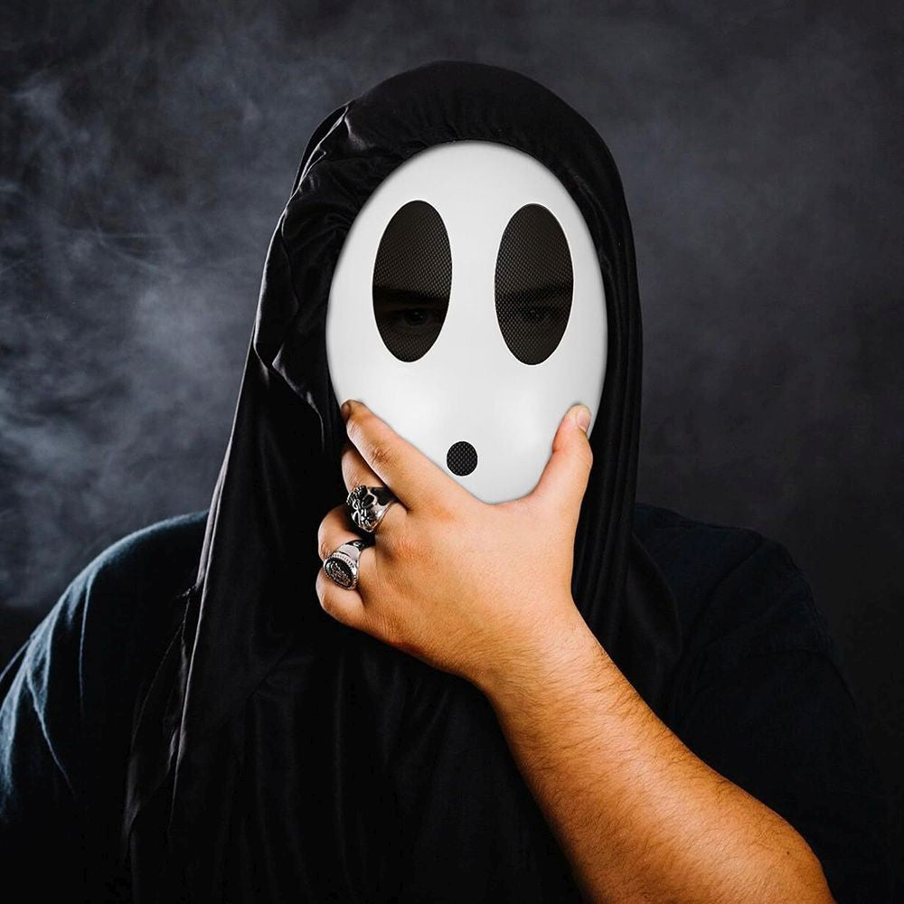 Shy Guy Maske für Cosplay Halloween Party Karneval Unisex DE.