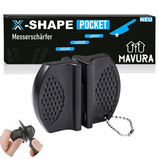 X-SHAPE POCKET Profi Messerschärfer Messerschleifgerät Messer Schärfen Sharper