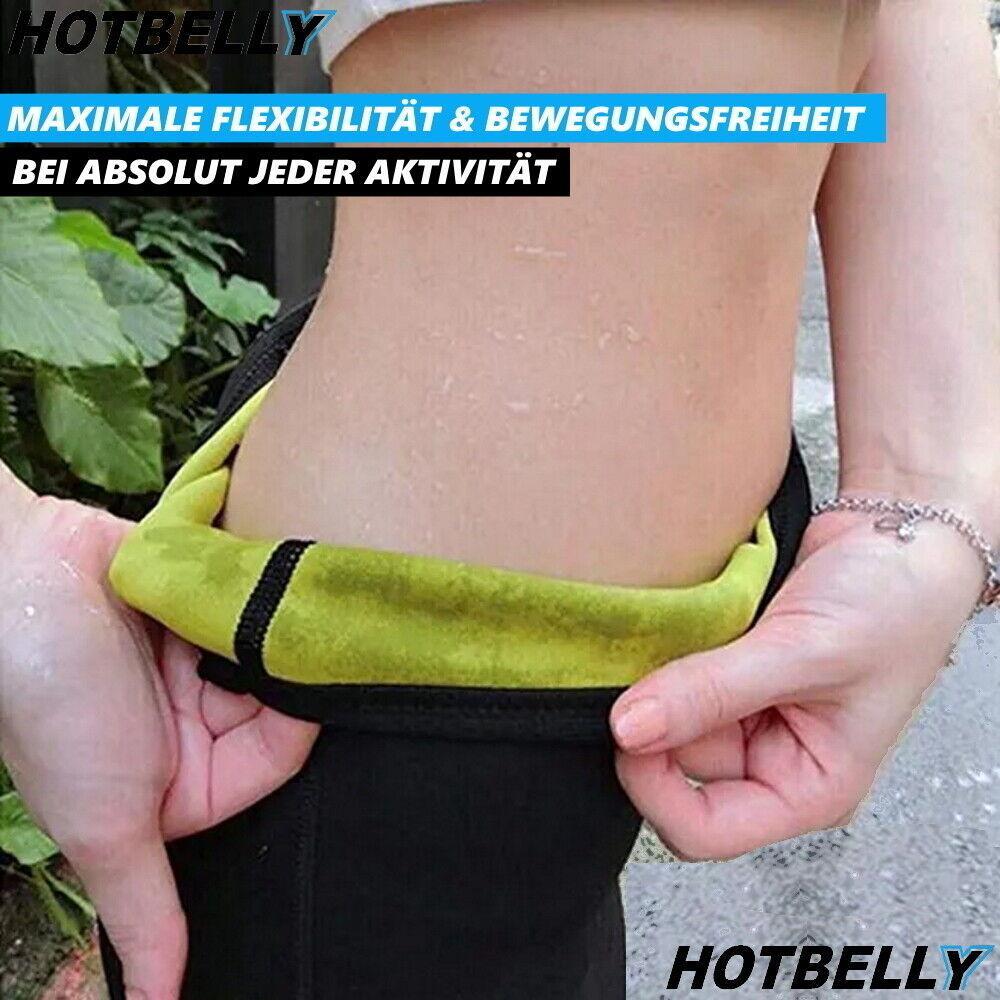HOTBELLY Neopren Schwitzhose Saunahose Hot Yogahose Sport Abnehmen Fitness Hose