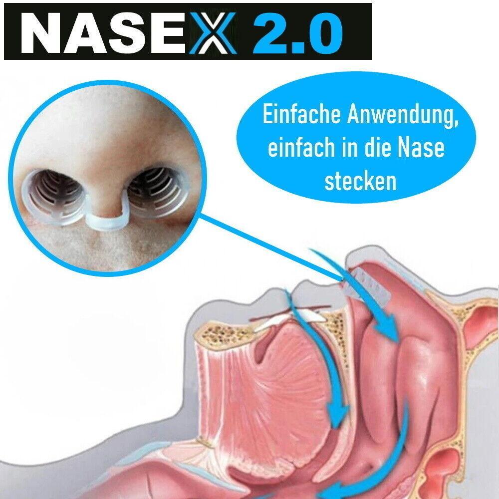 NASEX Premium Nasenspreizer & Schnarchschiene Schnarchen Sport Fitness Version2