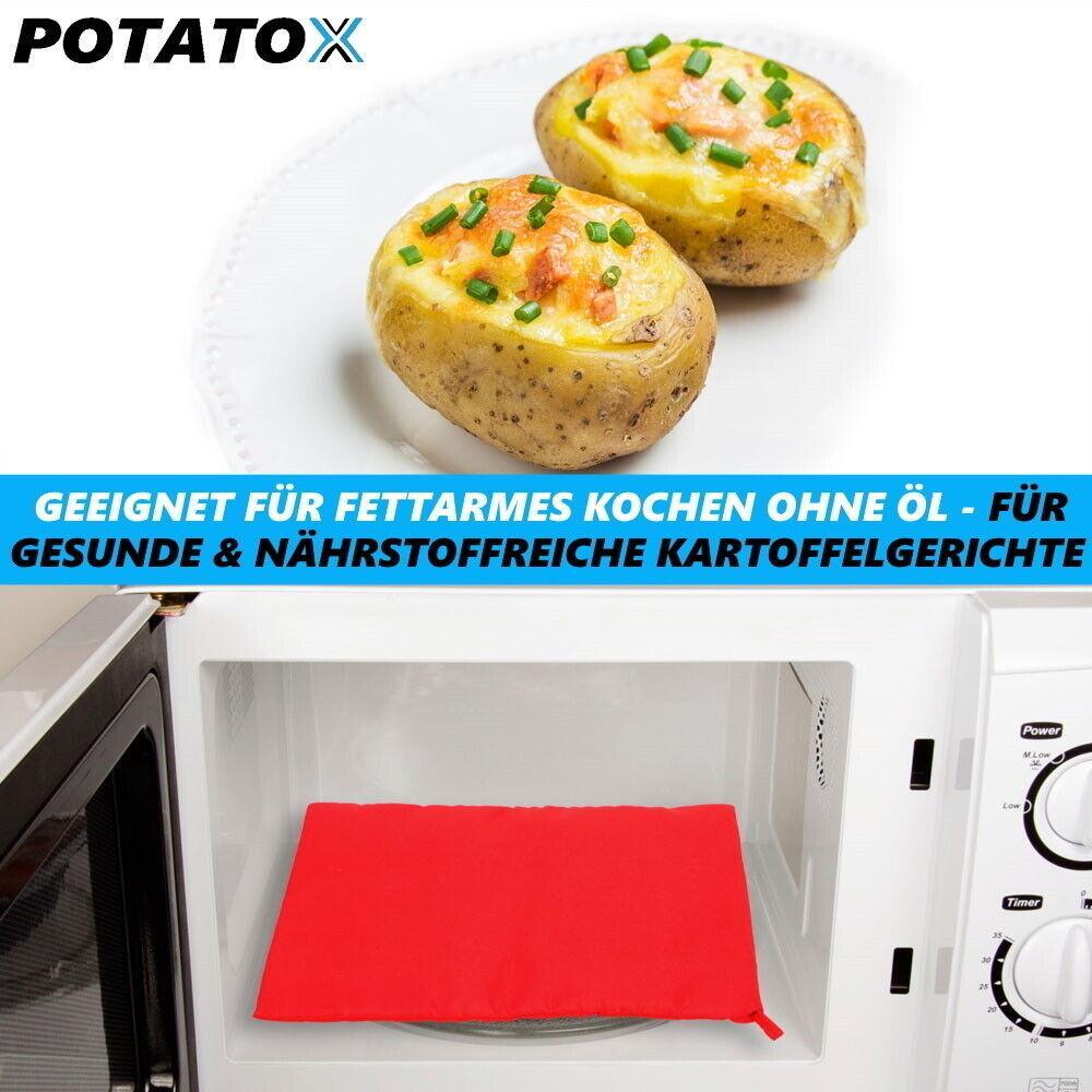 POTATOX Mikrowellen Kartoffelsack Kartoffelbeutel Kartoffeltasche Kartoffelgarer