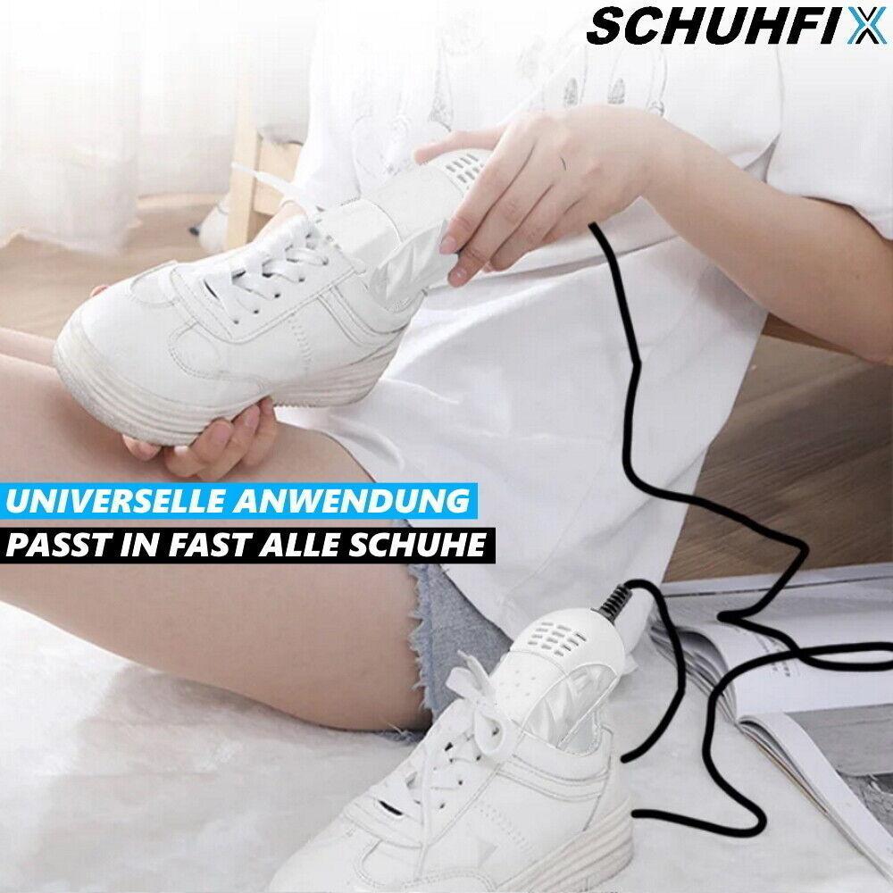 SCHUHFIX Geruchsvernichter Elektrischer Stiefeltrockner Schuhwärmer mit UV