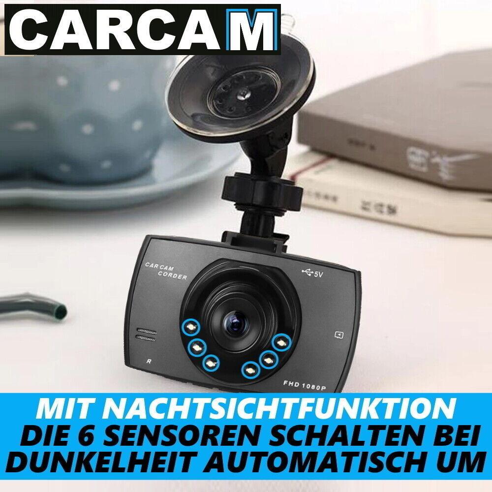 CARCAM DASHCAM FULL HD AUTO LKW TAXI 1080P RECORDER KFZ KAMERA NACHTSICHT KFZ