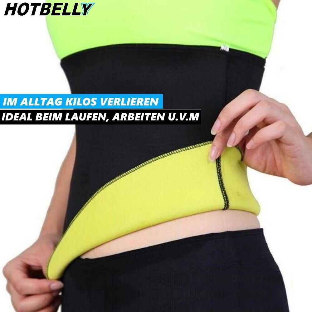 HOTBELLY Bauchweggürtel Belt Abnehmen Bauchtrainer Schwitzgürtel Neopren Gürtel