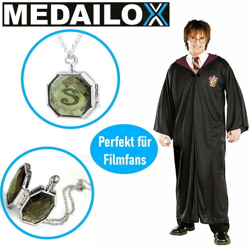 MEDAILOX Schlangen Halskette Medaillon Schlangenkette Fanartikel Merchandise