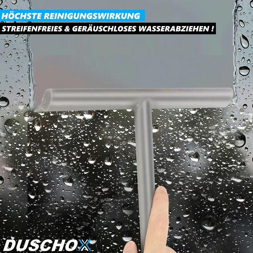 DUSCHOX Duschabzieher Set Fensterabzieher Duschwischer Glasabzieher Abzieher
