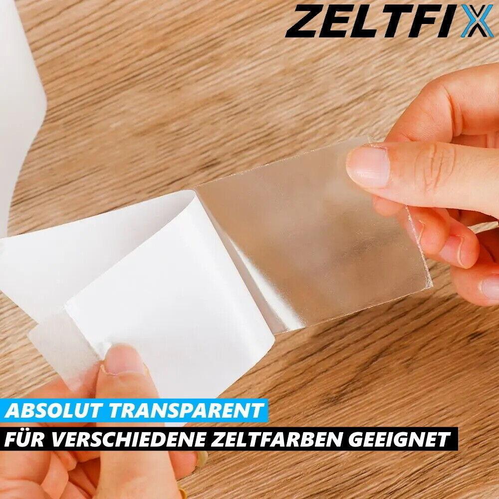 ZELTFIX Reparatur Klebeband Reparaturband Zelt Pool Wasserdicht transparent