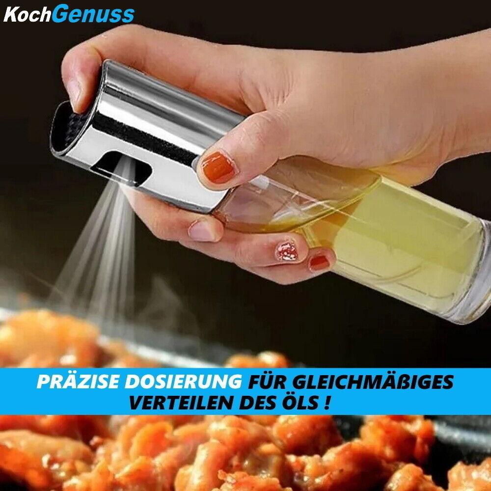 KOCHGENUSS Ölsprüher Öl Sprühflasche Ölspray Zerstäuber Ölspender Essigsprüher