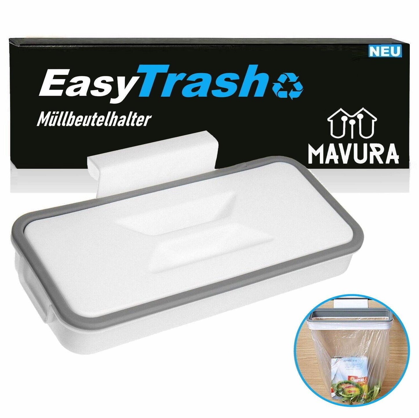 EasyTrash Müllsackhalter Hängender Abfalleimer Abfallsammler Müllbeutelhalter