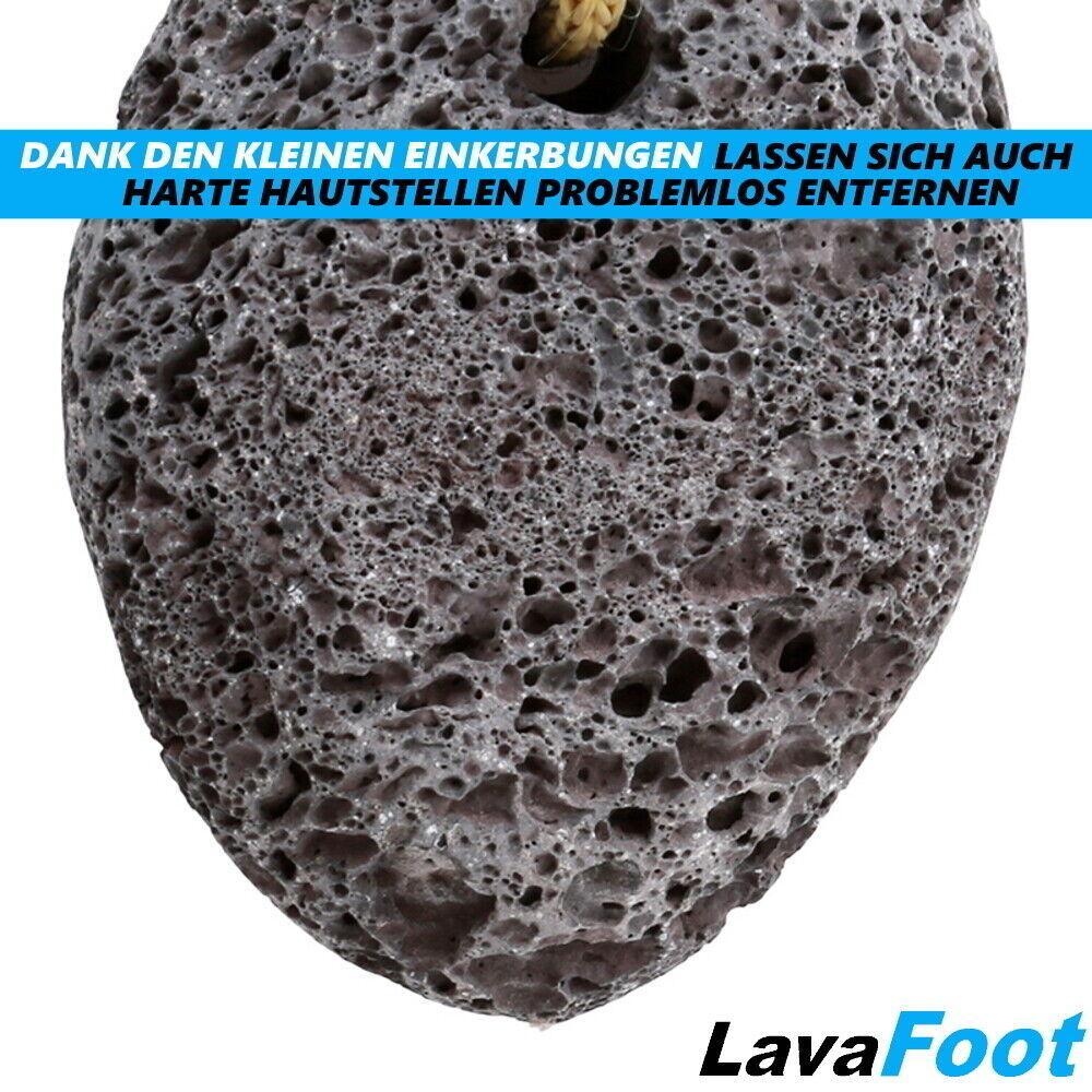 LavaFoot Lavastein Hornhautentferner Hornhauthobel Die alternative zu Bimsstein