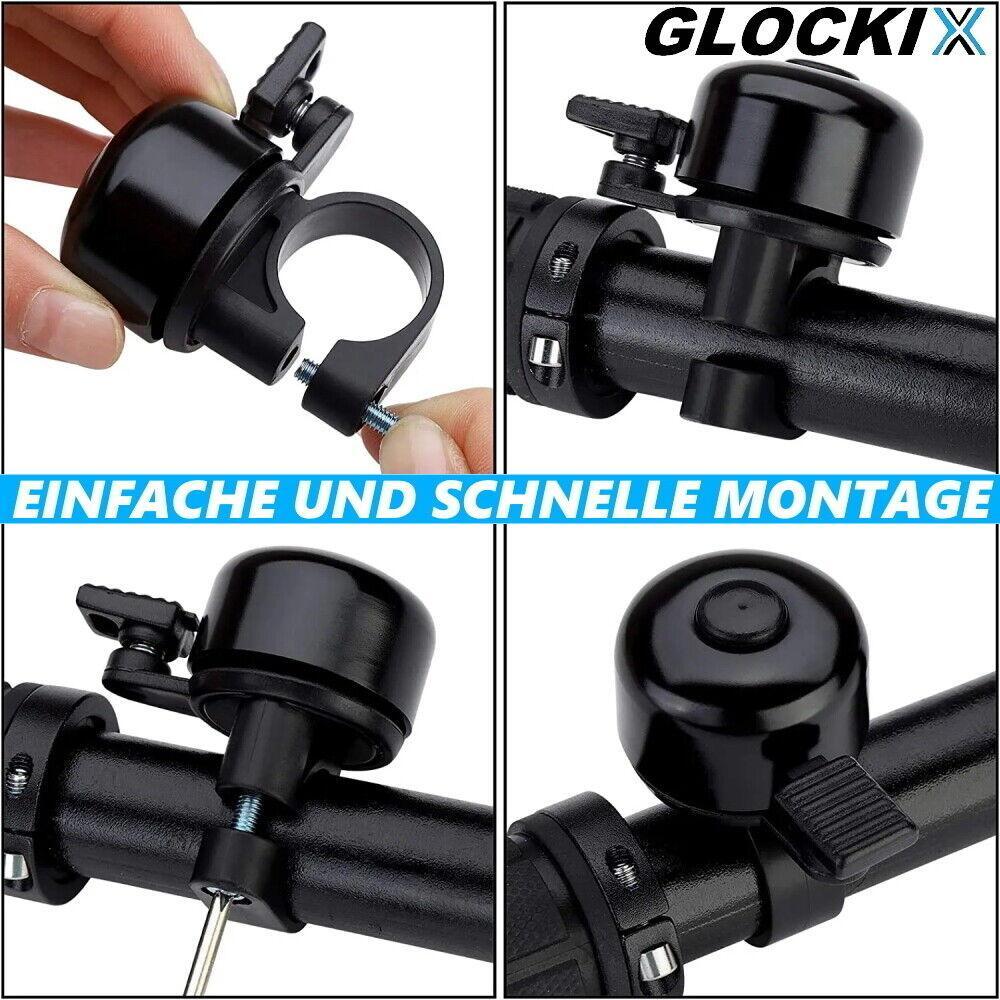 GLOCKIX Fahrrad Klingel Glocke Fahrradklingel Fahrrad Mountainbike Rad Kinder