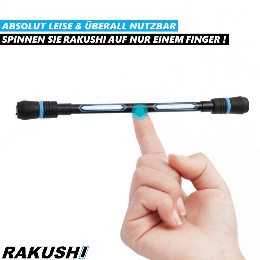 RAKUSHI Penspinning Stift Set Spinning Fidget Spinner Pen Kugelschreiber blau