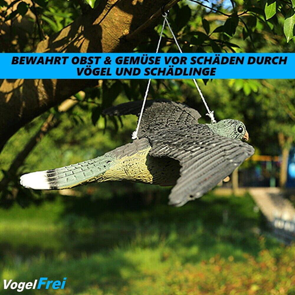 VogelFrei Vogelschreck Falke Vogelscheuche Taubenabwehr Vogelabwehr Raubvogel