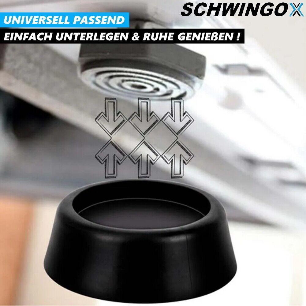 SCHWINGOX [4x] Schwingungsdämpfer Waschmaschine Vibrationsdämpfer Gummifüße