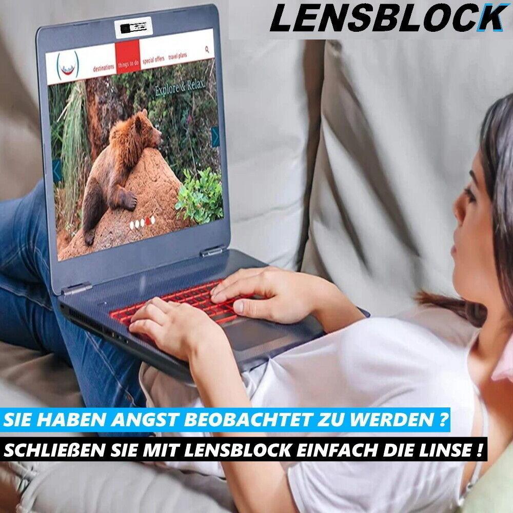LENSBLOCK Kamera Abdeckung Cover Laptop Tablet Webcam Smartphone Handy [4Stk]