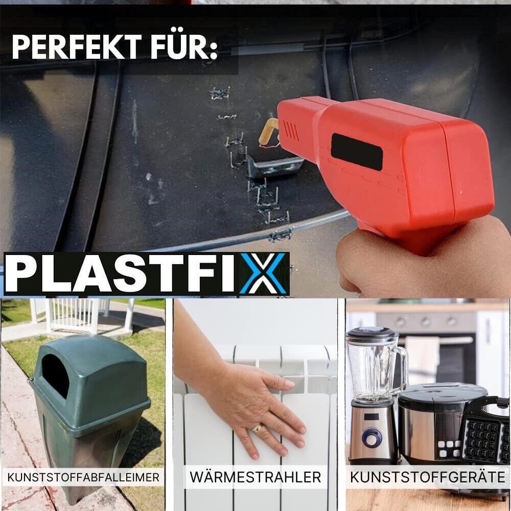 PLASTFIX Kunststoff Schweißgerät Set Plastik Reparatur Auto schweißen Klammern