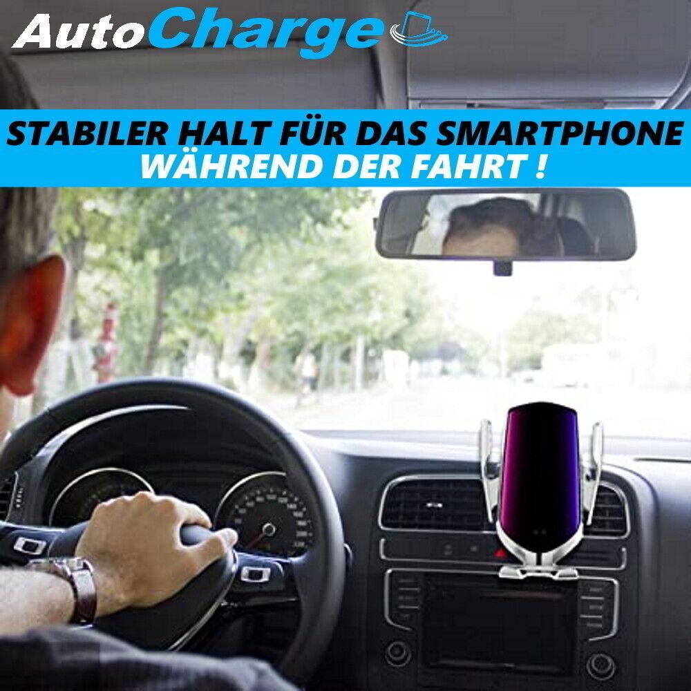 AutoCharge Qi Auto Wireless Charger Handyhalterung KFZ Kabelloses Ladegerät