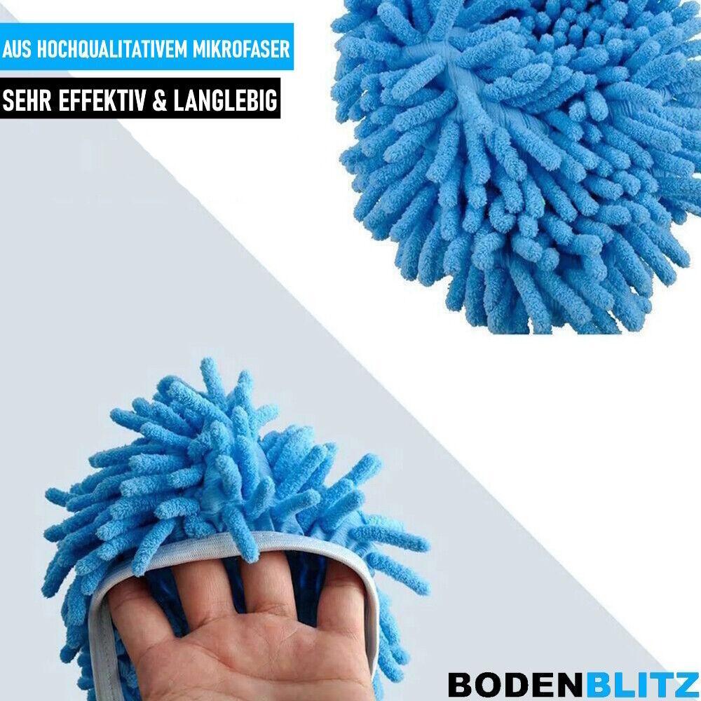BODENBLITZ Mop Schuhüberzieher Bodenwischer Wischmop Hausschuhe Staubmopp Socken