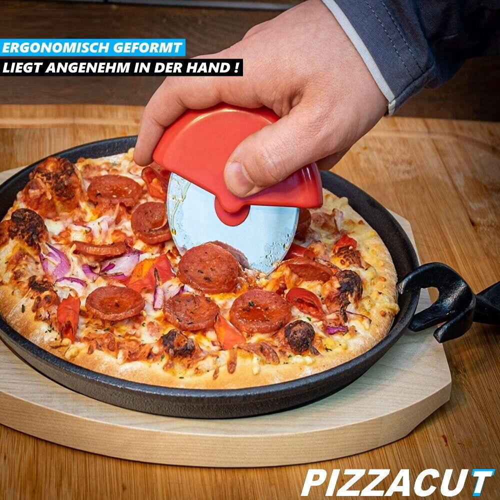 PIZZACUT XXL Pizzaschneider Pizzaroller Pizzarad Pizzamesser Pizzacutter groß