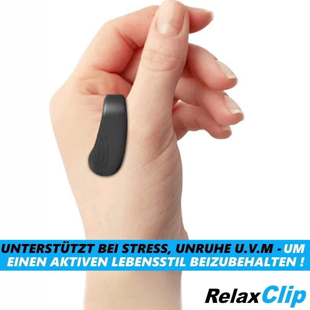 RelaxClip Akupressurclip Spannungsabbau Stressabbau Massage hegumate Clip