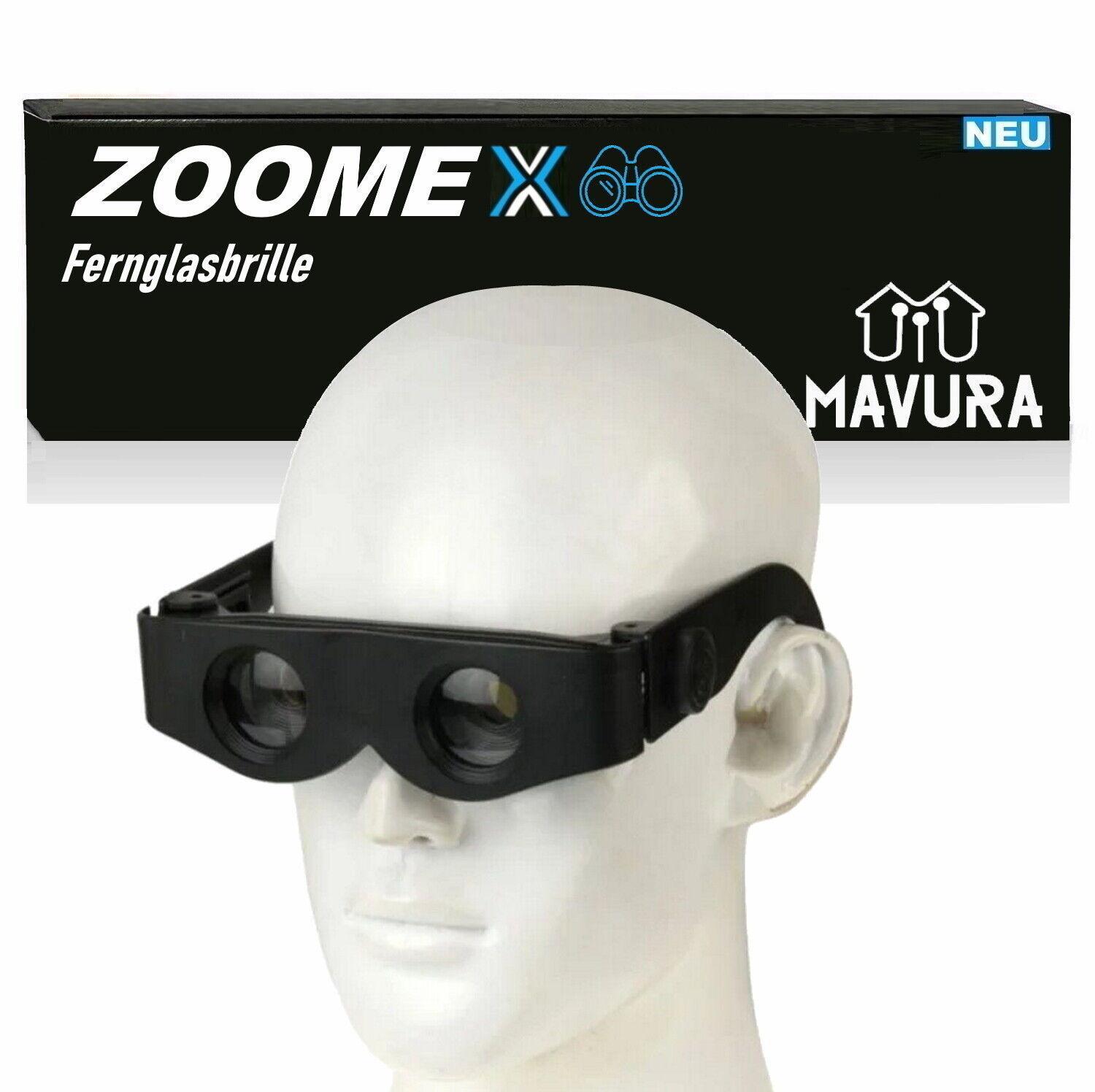 ZOOMEX Fernglas Brille Feldstecher Lupe Teleskop Angeln Jagd 400% Vergrößerung