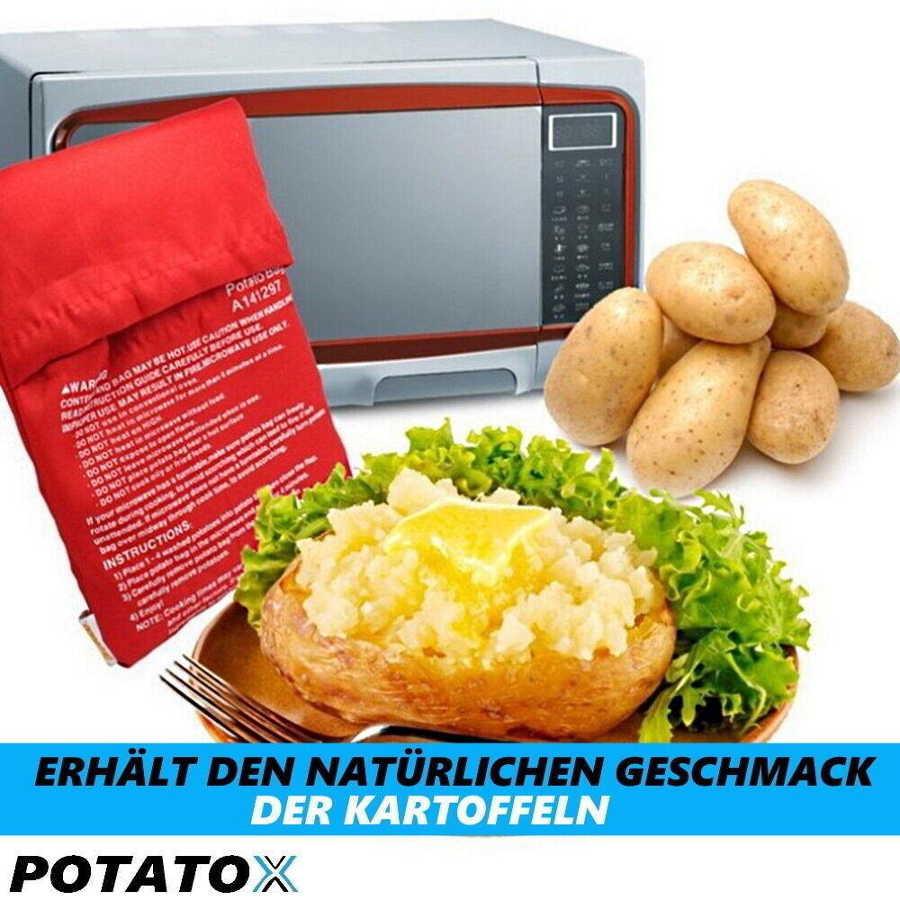 POTATOX Mikrowellen Kartoffelsack Kartoffelbeutel Kartoffeltasche Kartoffelgarer
