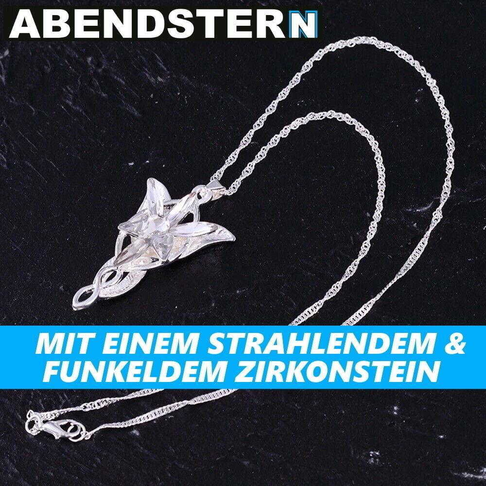 ABENDSTERN Kette aus Tombak Herr der Ringe Hobbit Arweb Replik Schmuckstück