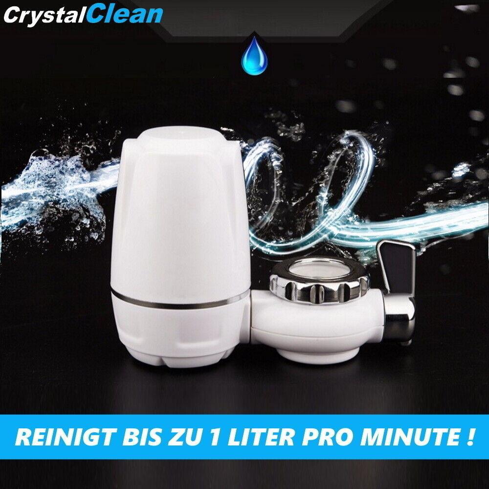 CrystalClean Wasserhahnfilter Wasserfilter Wasserreiniger Leitungswasserfilter